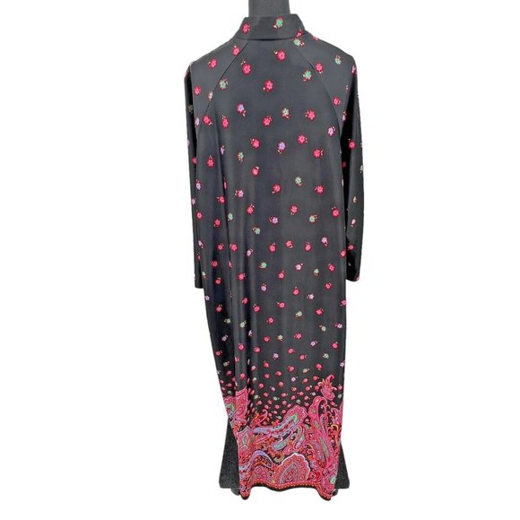 Montgomery Ward Loungewear Bath Robe Beach Coverup‎ XL - Picture 2 of 7